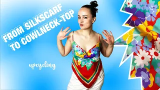 Download Making a cowl neck top from a silkscarf/ Upcycling tutorial MP3