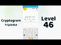Cryptogram Tripledo Level 46 Solutions Logic Puzzle Game Mini Boss