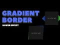 Gradient border css with hover effect html css