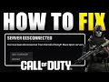 How to Fix Server Disconnected in Call of Duty Black Ops 6 Warzone