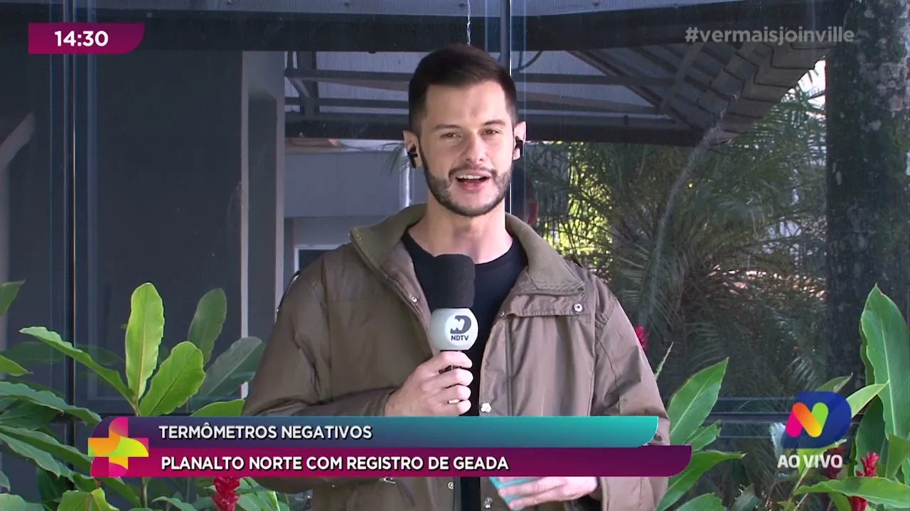 Termômetros negativos: Planalto Norte com registro de geada
