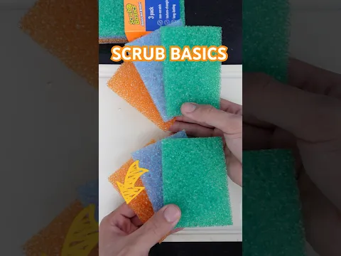 Mỏng nhưng xài vẫn êm, chất liệu xịn như miếng scrub daddy mà rẻ hơn nhiều #letnhancheck #review - YouTube thumbnail