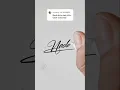 Signature for Nada ✅ #Mysignatureplz #signature #calligraphy #handwriting #cursive #tandatangan
