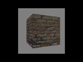 Various texture maps on a simple cube