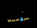 Ball Move With Mouse Pointer Using JS
