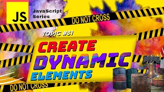 JS Create Dynamic HTML Element How to dynamically add tags using Vanilla JavaScript DOM