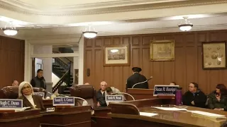 Police escort Gilly Safioleas out of council chambers