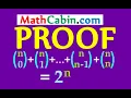 Equation Proof using Binomial Theorem problem