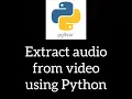 Extract from using Python in 5 minutes Step-by-step tutorial