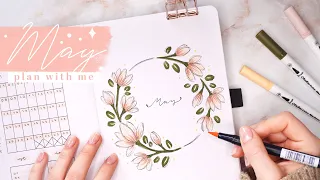 Download May 2023 bullet journal setup | plan with me | dreamy magnolia theme ♡✨ MP3