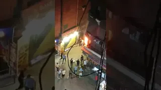 خناقه و حريقه في بولاق الدكرور 