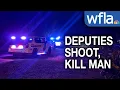 Pasco Man pointing shotgun at deputies shot killed PSO