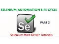 Selenium Tutorials Selenium Automation Life Cycle - part 2