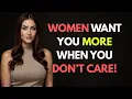 Download Lagu Waarom vrouwen je leuker vinden als het je niet kan schelen | Hoe je haar geobsedeerd door je maakt!