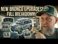 Factory Bronco Upgrades 2021 to 2026