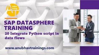 20 Integrate Python script in data flows Introduction to Data Flow Integration