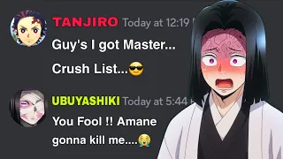 If Tanjiro got Ubuyashiki Crush List Demon Slayer discord server