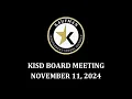 Board Meeting - November 11 2024