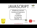 Lecture 6 13 JavaScript ES6 Conditional Statement Switch in Javascript ECMAScript2015 Tutorial