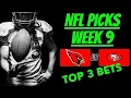 Top 3 NFL Picks - Week 9 Free NFL Picks Today