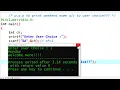 c program to print day of week using switch case learn coding