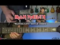 Download Lagu Iron Maiden - Wasting Love Guitar Lesson