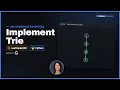 Implement Trie - LeetCode 208 Trie Prefix Tree Python