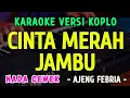 Lagu CINTA MERAH JAMBU || KARAOKE NADA CEWEK || VERSI KOPLO ~ AJENG FEBRIA
