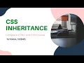 CSS Inheritance HTML And CSS tutorial 57