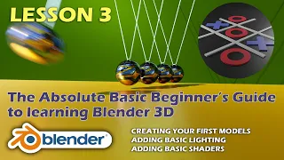 Basic Blender #3 – Basic models, lighting and shaders