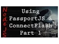 NodeJS - PassportJS ConnectFlash