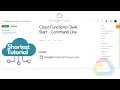 Cloud Functions Qwik Start - Command Line Qwiklabs GSP080