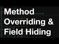 Method Overriding and Field Hiding in Java important interview questions