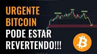 Atenção!!! Bitcoin formando figura de reversão!!!