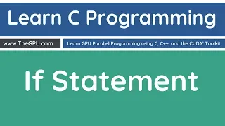 Learn C Programming - If Statement