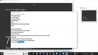 Sql DBA Batch 45 Class 11 Backups and Restores