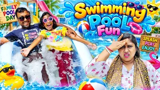 সুইমিং🥽 পুল এ Bubble🫧 ভর্তি করে দিলাম..তার পর যা হলো😱🤣||Funny Video||Trishika Rimpa