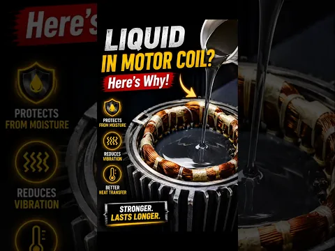 Why Is Liquid Put Inside Motor Coils? 😳 By MAX Gyan