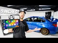 Installing a HUGE Apple CarPlay Head Unit Subaru WRX Forester