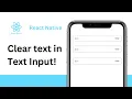 React Native - text input