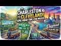 Driving from Charleston West Virginia to Cleveland Ohio timelapse