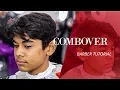 BARBER TUTORIAL COMBOVER HOW TO USE SHEARS TO CONNECT THE SIDES WITH THE TOP