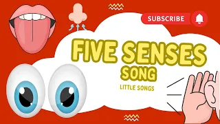 Five Senses Song With My Eyes I Can See With My Ears I Can Hear 