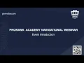 PRA Webinar Introduction