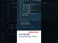 JavaScript in Telugu JavaScript Array Methods Filter in Javascript Javascript Tutorial Telugu