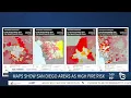 Updated maps show San Diego areas at very high fire risk