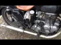 Lagu Jawa/ESO Speedway engine in an AJS bike