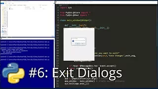 Python GUI Development - Exit Dialogs