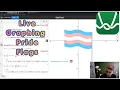 Live-Graphing a Pride Flag in Desmos with your help