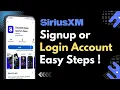 Log In SiriusXM How to Sign Up Account on SiriusXM